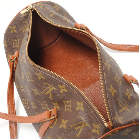 LOUIS VUITTON Monogram Papillon 30, manufactured in 1991. Shoulder Bag Brown WS27692