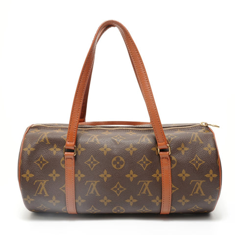 LOUIS VUITTON Monogram Papillon 30, manufactured in 1991. Shoulder Bag Brown WS27692