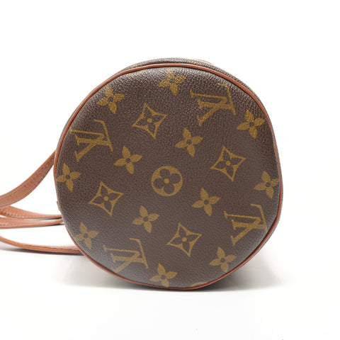 LOUIS VUITTON Monogram Papillon 30, manufactured in 1991. Shoulder Bag Brown WS27692