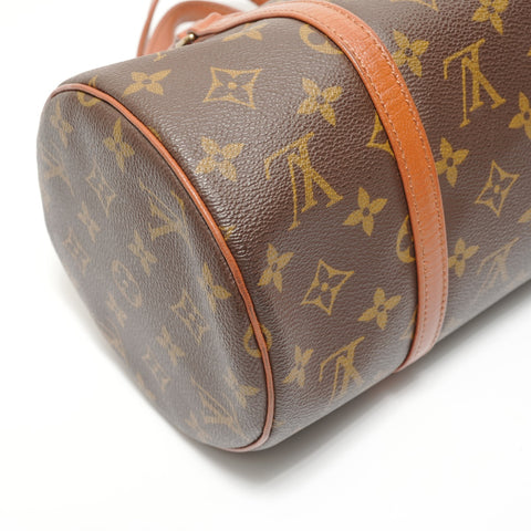 LOUIS VUITTON Monogram Papillon 30, manufactured in 1991. Shoulder Bag Brown WS27692