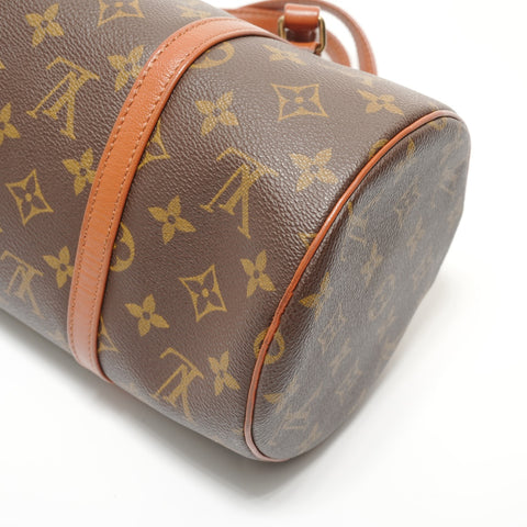 LOUIS VUITTON Monogram Papillon 30, manufactured in 1991. Shoulder Bag Brown WS27692