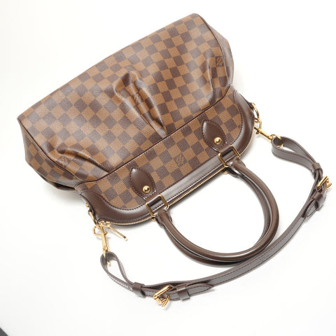 LOUIS VUITTON 2011 Damier Trevi PM Handbag Brown WS27693