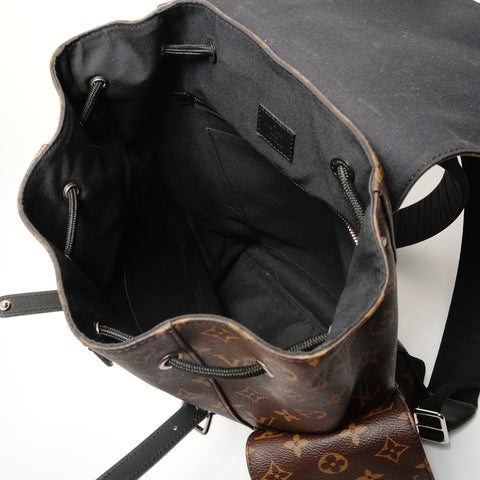 LOUIS VUITTON 2017 Monogram Macassar Christopher MM Backpack  Daypack Brown WS27701
