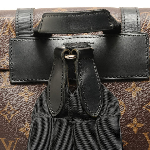 LOUIS VUITTON 2017 Monogram Macassar Christopher MM Backpack  Daypack Brown WS27701