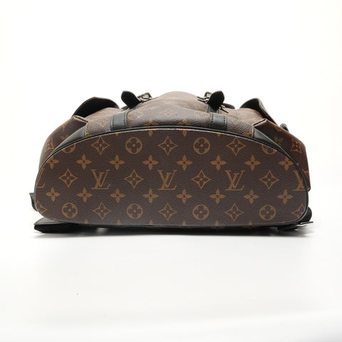LOUIS VUITTON 2017 Monogram Macassar Christopher MM Backpack Daypack B – NUIR VINTAGE
