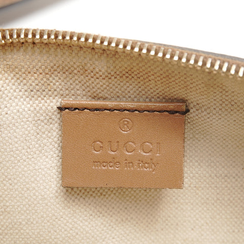 GUCCI GG canvas and leather tote Handbag beige WS27706