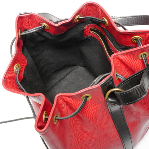 LOUIS VUITTON 1991 Epi Petit Noe Shoulder Bag Red WS27708