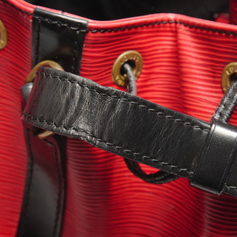 LOUIS VUITTON 1991 Epi Petit Noe Shoulder Bag Red WS27708