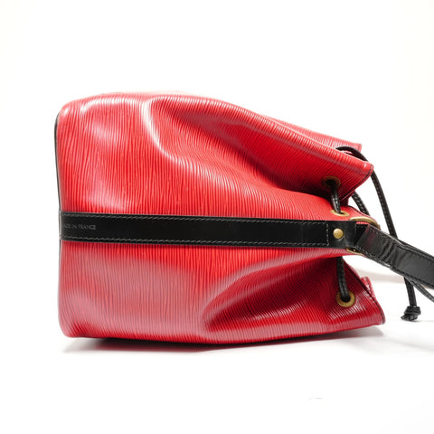 LOUIS VUITTON 1991 Epi Petit Noe Shoulder Bag Red WS27708