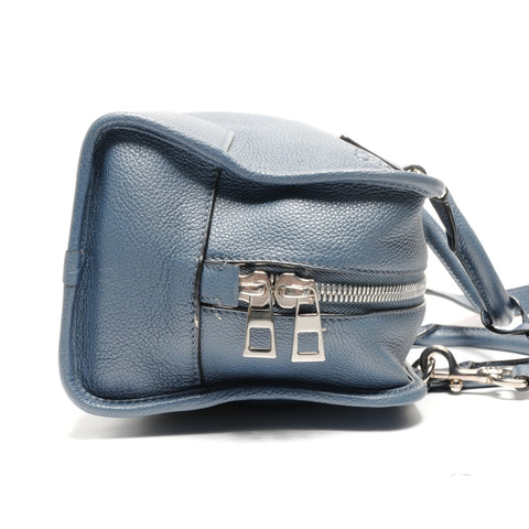 LOEWE Leather Amazona Anagram 2-way Shoulder Bag blue WS27711