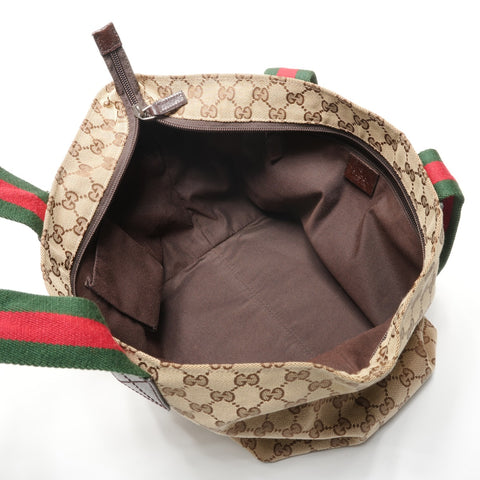 GUCCI GG Canvas Sherry Tote Bag beige WS27712