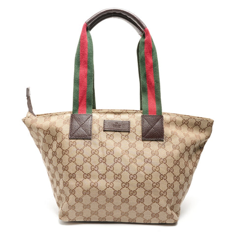 GUCCI GG Canvas Sherry Tote Bag beige WS27712