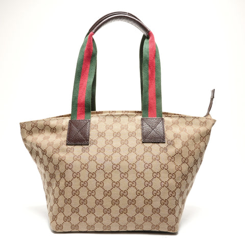 GUCCI GG Canvas Sherry Tote Bag beige WS27712
