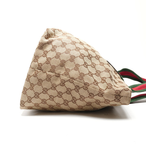 GUCCI GG Canvas Sherry Tote Bag beige WS27712