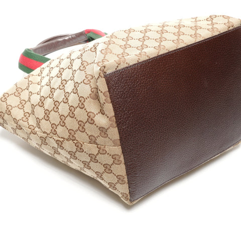 GUCCI GG Canvas Sherry Tote Bag beige WS27712