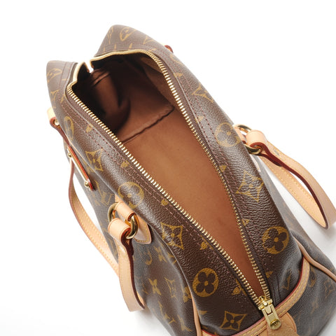 LOUIS VUITTON Monogram Montorgueil PM 2008 Handbag Brown WS27713