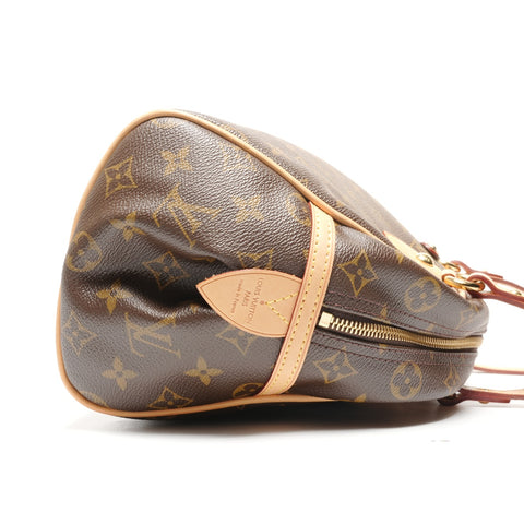 LOUIS VUITTON Monogram Montorgueil PM 2008 Handbag Brown WS27713