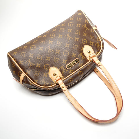 LOUIS VUITTON Monogram Montorgueil PM 2008 Handbag Brown WS27713
