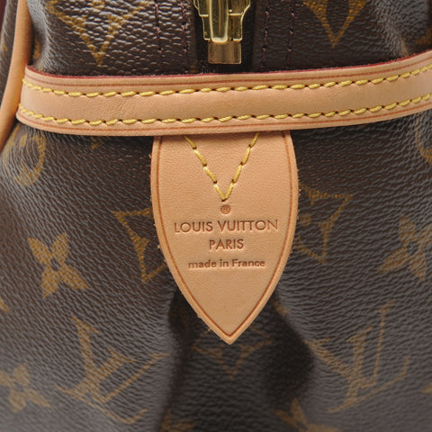 LOUIS VUITTON Monogram Montorgueil PM 2008 Handbag Brown WS27713