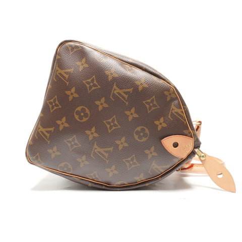LOUIS VUITTON monogram speedy 30 Handbag Brown WS27714