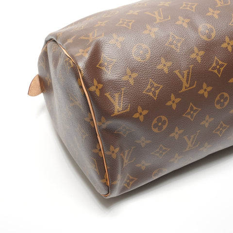 LOUIS VUITTON monogram speedy 30 Handbag Brown WS27714