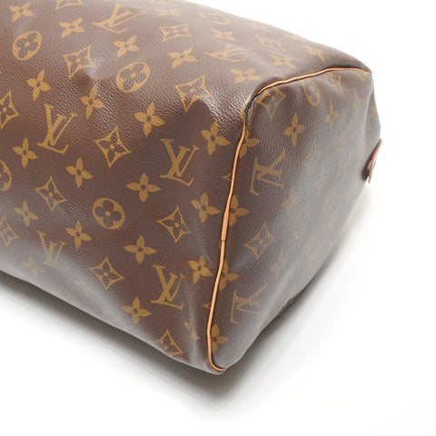 LOUIS VUITTON monogram speedy 30 Handbag Brown WS27714