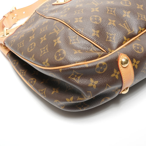 LOUIS VUITTON 2009 Monogram Galliera PM Shoulder Bag Brown WS27715