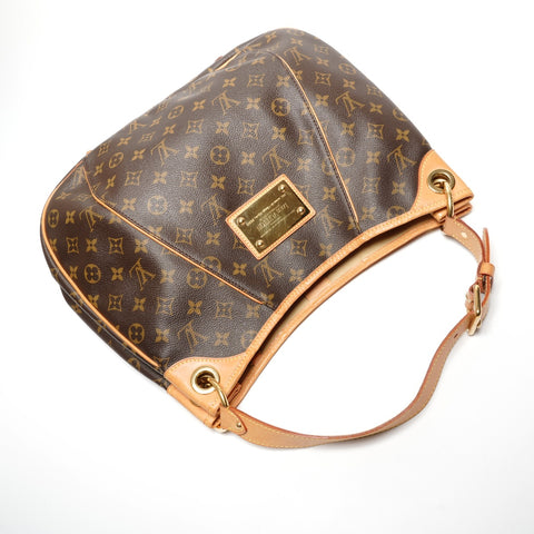 LOUIS VUITTON 2009 Monogram Galliera PM Shoulder Bag Brown WS27715