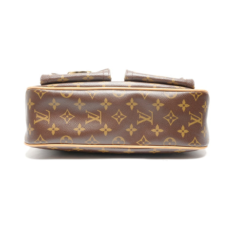 LOUIS VUITTON 2006 Hudson GM Monogram Shoulder Bag Brown WS27716