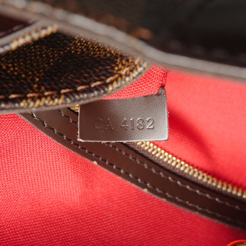 LOUIS VUITTON Damier Cabas Rivington 2012 Shoulder Bag Brown WS27717