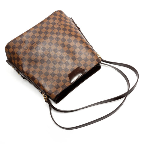 LOUIS VUITTON Damier Cabas Rivington 2012 Shoulder Bag Brown WS27717