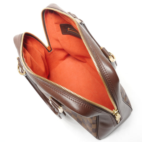 LOUIS VUITTON Brera Damier 2003 Handbag Brown WS27718