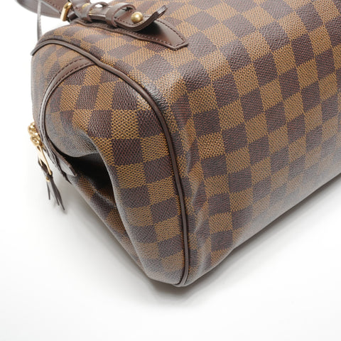 LOUIS VUITTON Damier Rivington GM 2010 Shoulder Bag Brown WS27719
