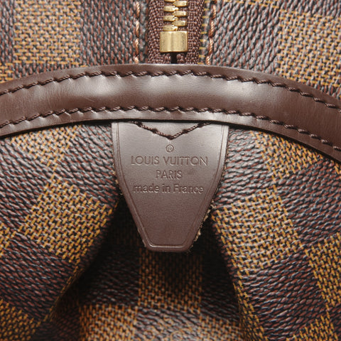 LOUIS VUITTON Damier Rivington GM 2010 Shoulder Bag Brown WS27719