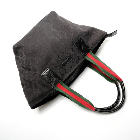 GUCCI GG Canvas Sherry Tote Bag black WS27724