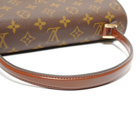 LOUIS VUITTON Monogram Concorde 1995 Handbag Brown WS27725