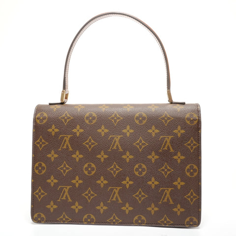 LOUIS VUITTON Monogram Concorde 1995 Handbag Brown WS27725