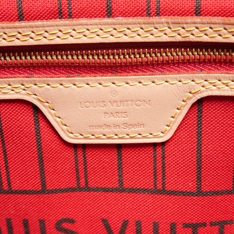 LOUIS VUITTON Neverfull MM Monogram Tote Bag Brown WS27726
