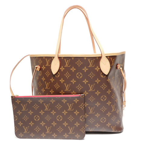LOUIS VUITTON Neverfull MM Monogram Tote Bag Brown WS27726