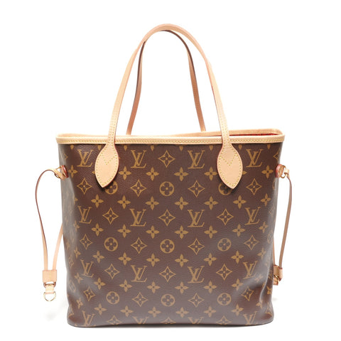 LOUIS VUITTON Neverfull MM Monogram Tote Bag Brown WS27726