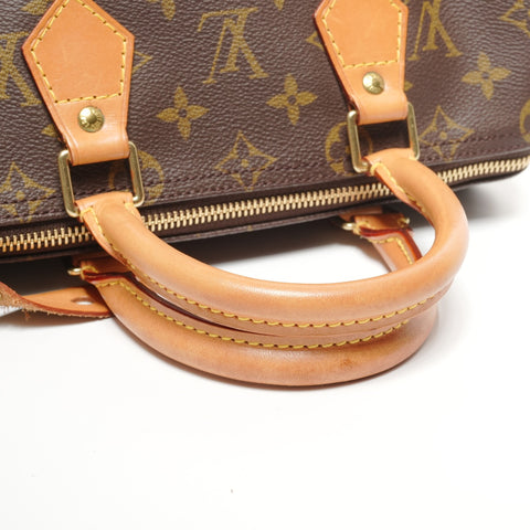 LOUIS VUITTON 2001 Monogram Speedy 25 Handbag Brown WS27730