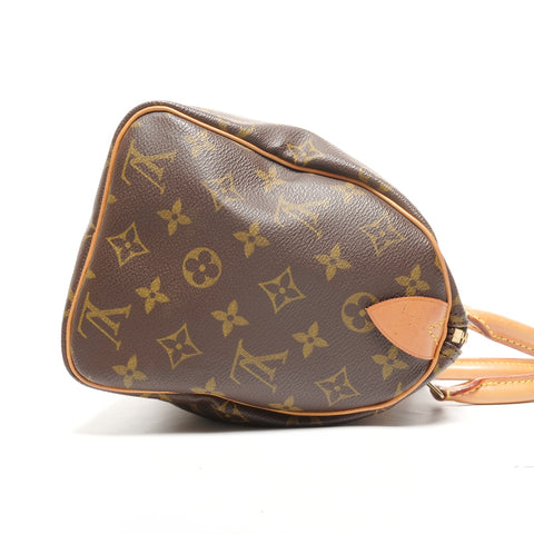 LOUIS VUITTON 2001 Monogram Speedy 25 Handbag Brown WS27730