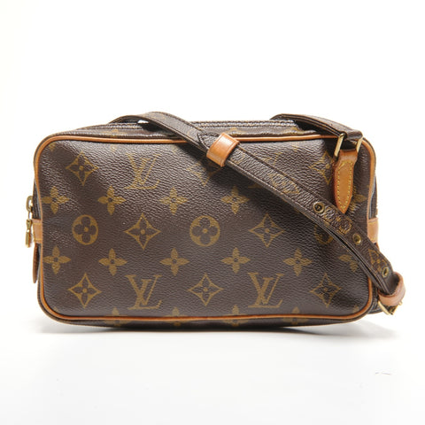 LOUIS VUITTON 1996 Monogram Marly Bandouliere Shoulder Bag Brown WS27731