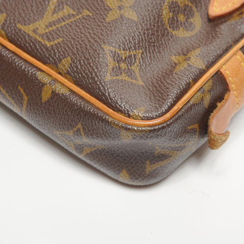 LOUIS VUITTON 1996 Monogram Marly Bandouliere Shoulder Bag Brown WS27731