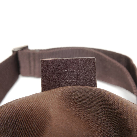 GUCCI GG Shima Leather Waist bag Brown WS27733