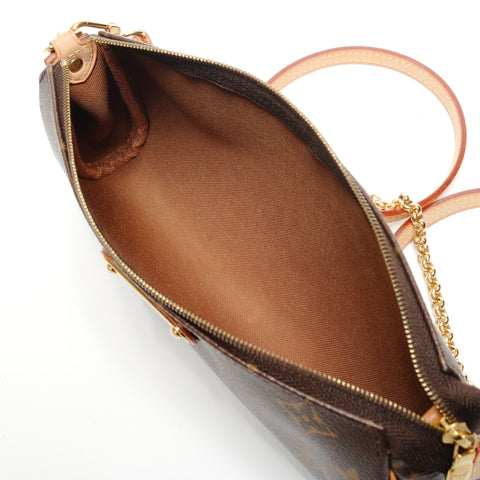 LOUIS VUITTON 2008 Monogram Eva Shoulder Bag Brown WS27734