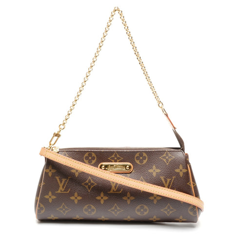 LOUIS VUITTON 2008 Monogram Eva Shoulder Bag Brown WS27734