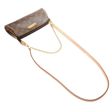 LOUIS VUITTON 2008 Monogram Eva Shoulder Bag Brown WS27734