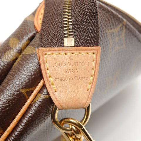 LOUIS VUITTON 2008 Monogram Eva Shoulder Bag Brown WS27734