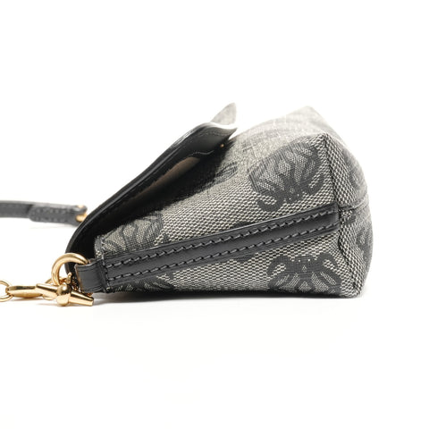 LOEWE Anagram PVC Shoulder Bag black WS27735